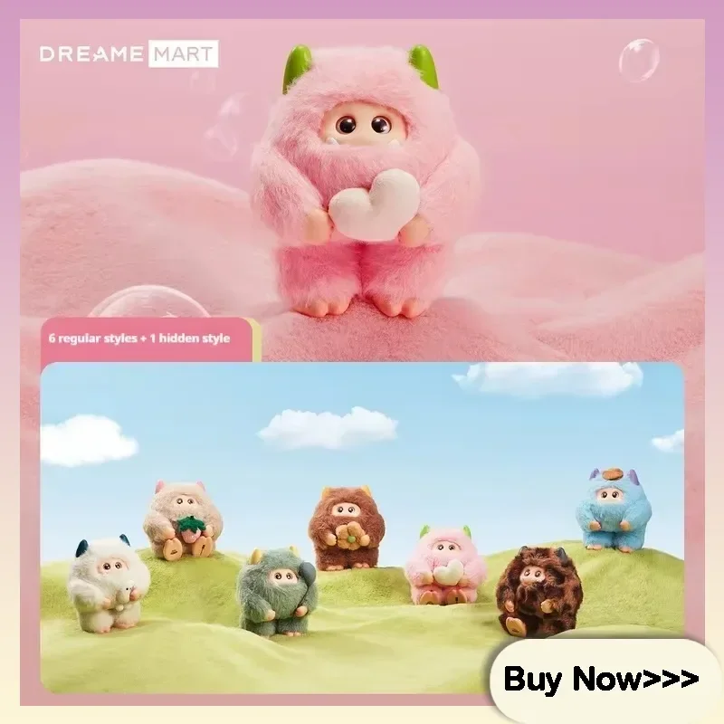 

New Dream Mall Cotton Candy Dream Series Plush Blind Box Cute Monster Doll Bag Pendant Decoration Surprise Toy Mystery Box Gift