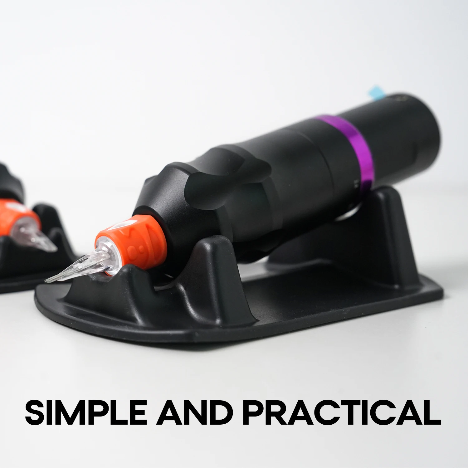 

1 шт. Черная резиновая подставка для тату-машинки, держатель для тату-ручки, подставка-лоток, аксессуары для татуировок