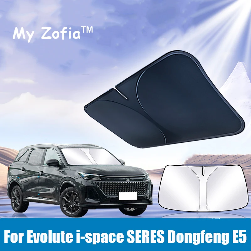 

For Evolute i-Space Dongfeng fengguang Seres Landian E5 2024 2025 Car Windshield Sunshade Cover Anti UV Protection Accessories