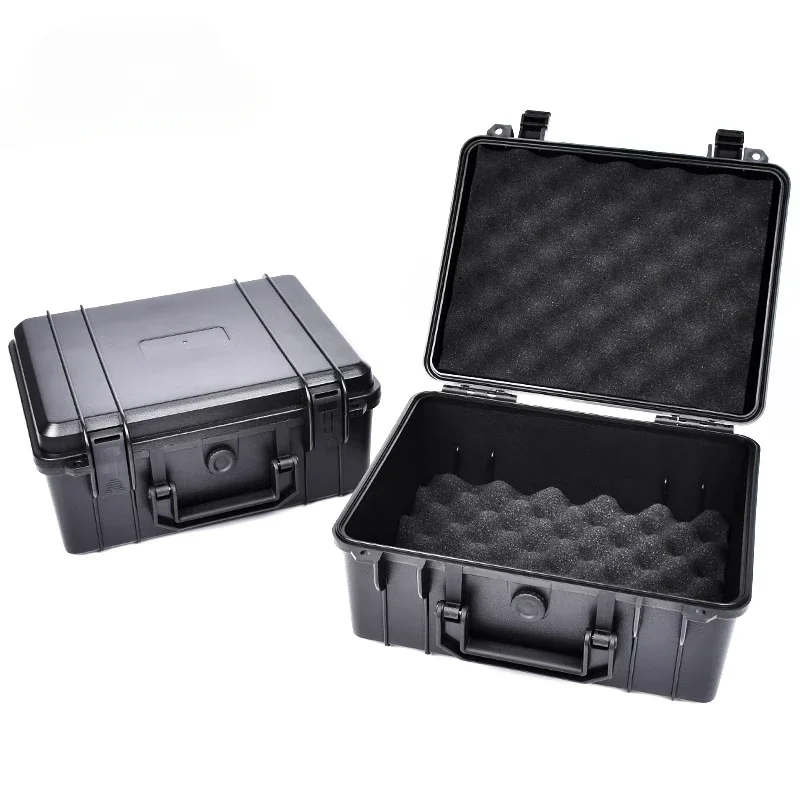 ABS Plastic Carry Case Bag Tool Kits Storage Box Safety Protector Instrument Hardware Toolbox Impact Resistant with Sponge