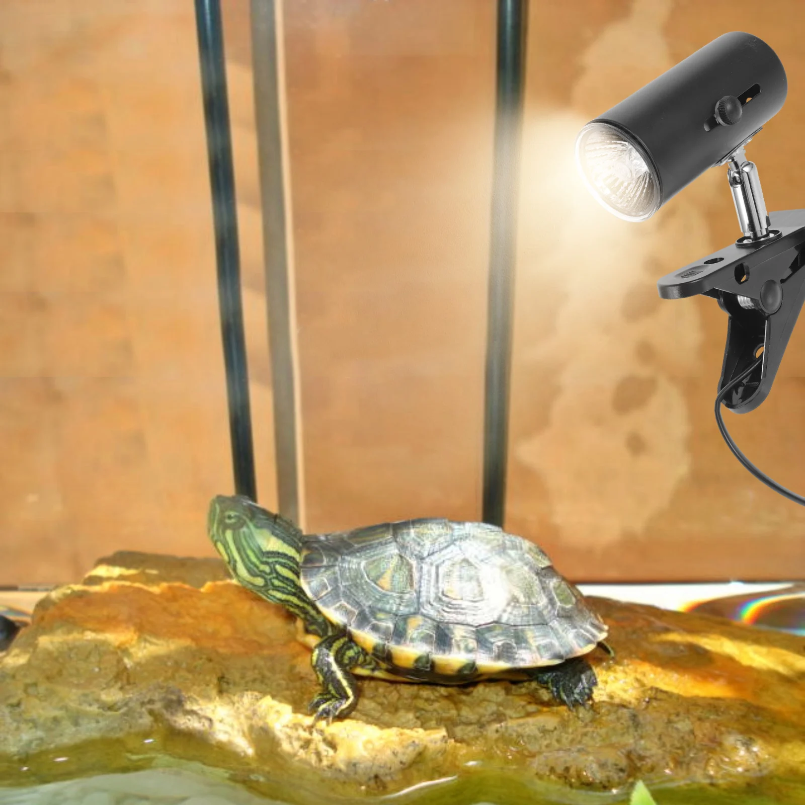 

1 set Basking Lights E27 Ceramic Lamp Head Reptile Heat Lamp Adjustable Turtle Tank Terrarium Cage Pet Supplies