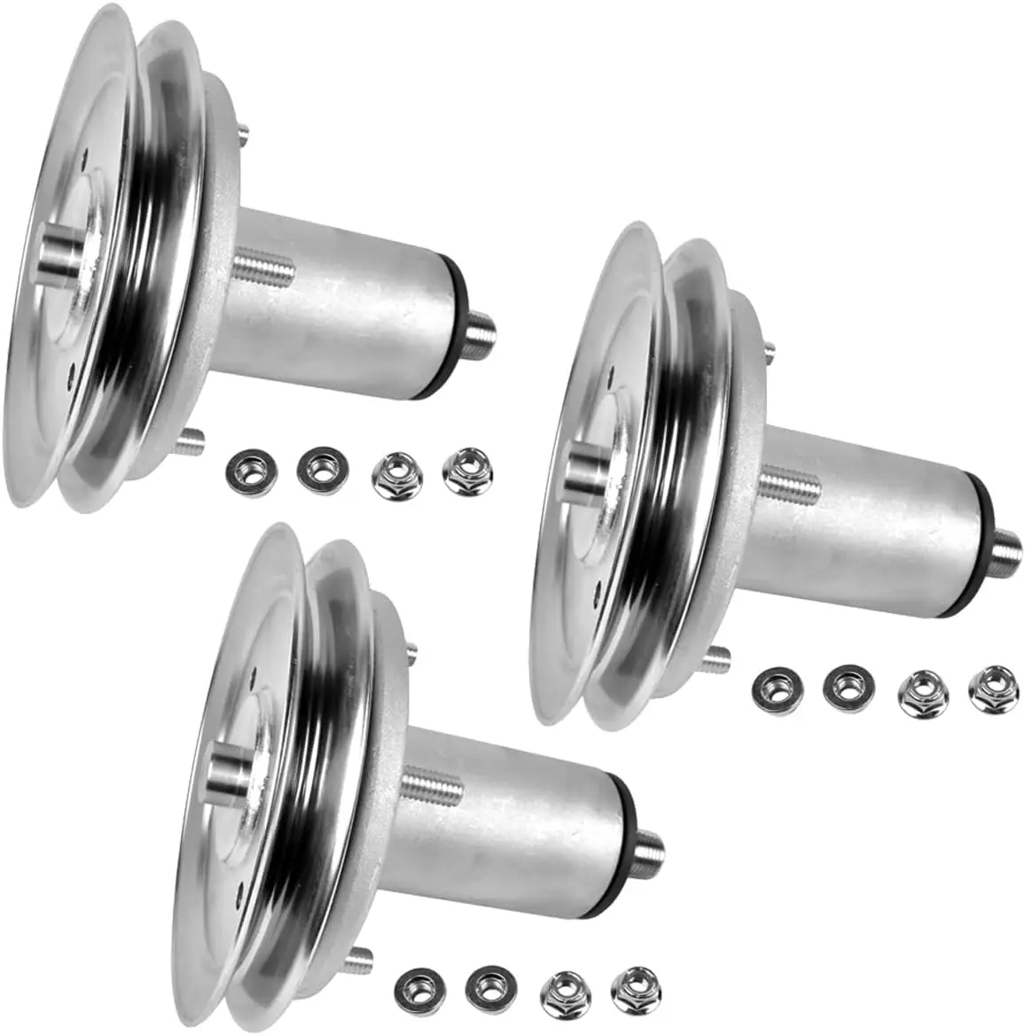 3 عبوات من مغزل سطح السفينة 51528000 51537200 بديل لـ Ariens Ikon-X 52 Edge 52 Gravely ZTX 52 مع أسطح جزازة مقاس 52 بوصة