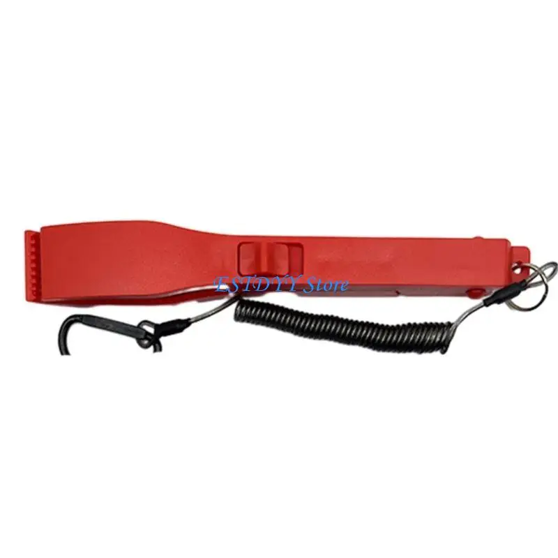 G6DE Lightweight Fishing Gripper Portable Fish Grabber with Lanyard Plastic Fish Tongs Professional Fish Holder Grabber Tool