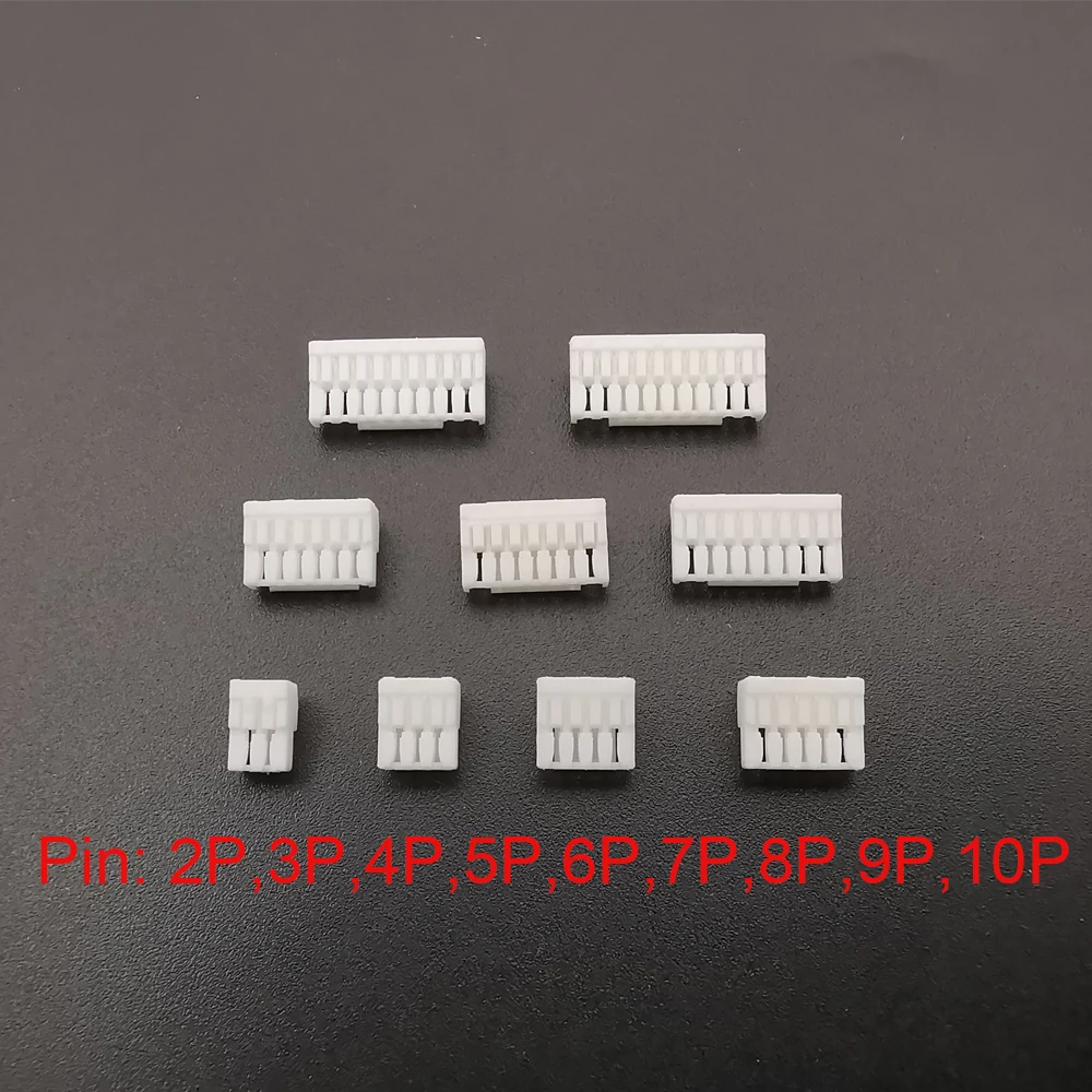 540 قطعة/صندوق GH1.25 2Pin-10Pins 1.25 مللي متر الملعب محطة أطقم الإسكان مصلحة الارصاد الجوية دبوس رأس موصل سلك GH أطقم GH1.25mm موصلات