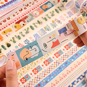 35 Rolls Washi Tape Set, Colorful Cute Floral Writable Decorative Tapes for Scrapbooking and Journaling view 6