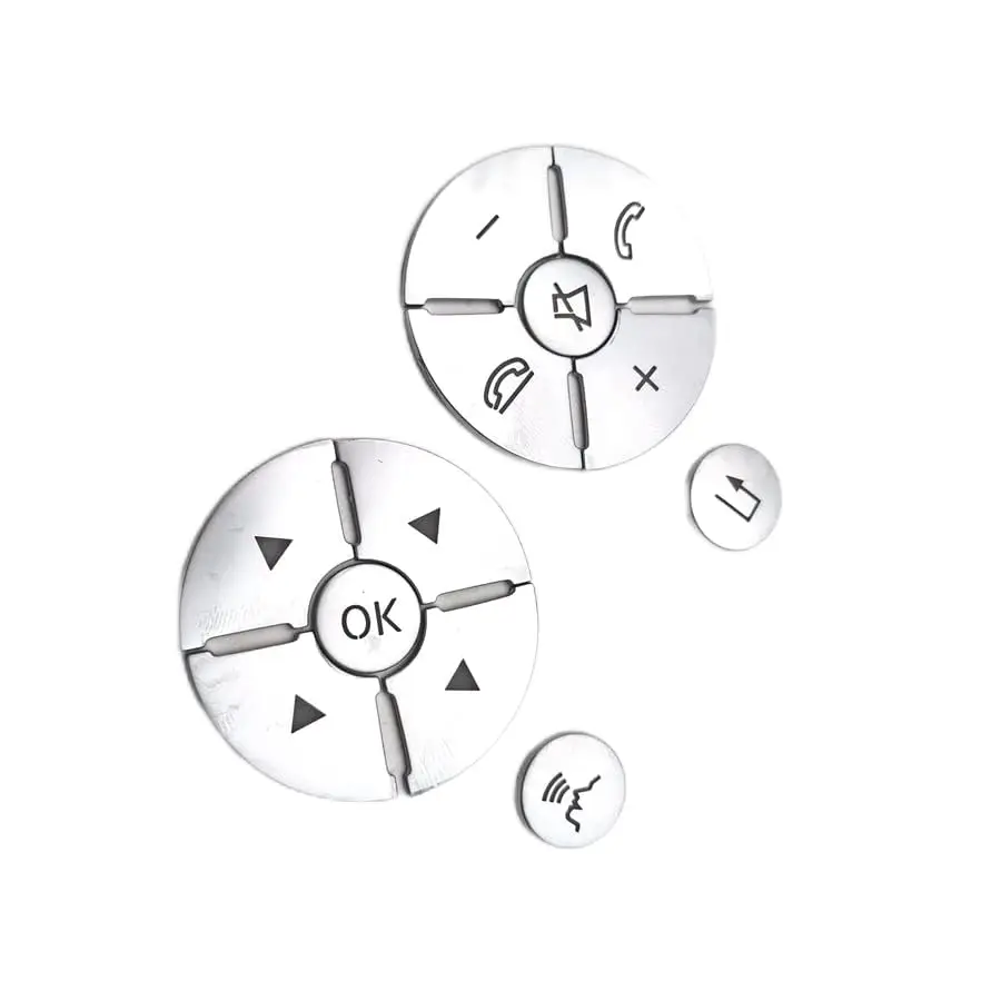 Car Steering Wheel Button Cover Sticker for C E S Glk Class W204 W212