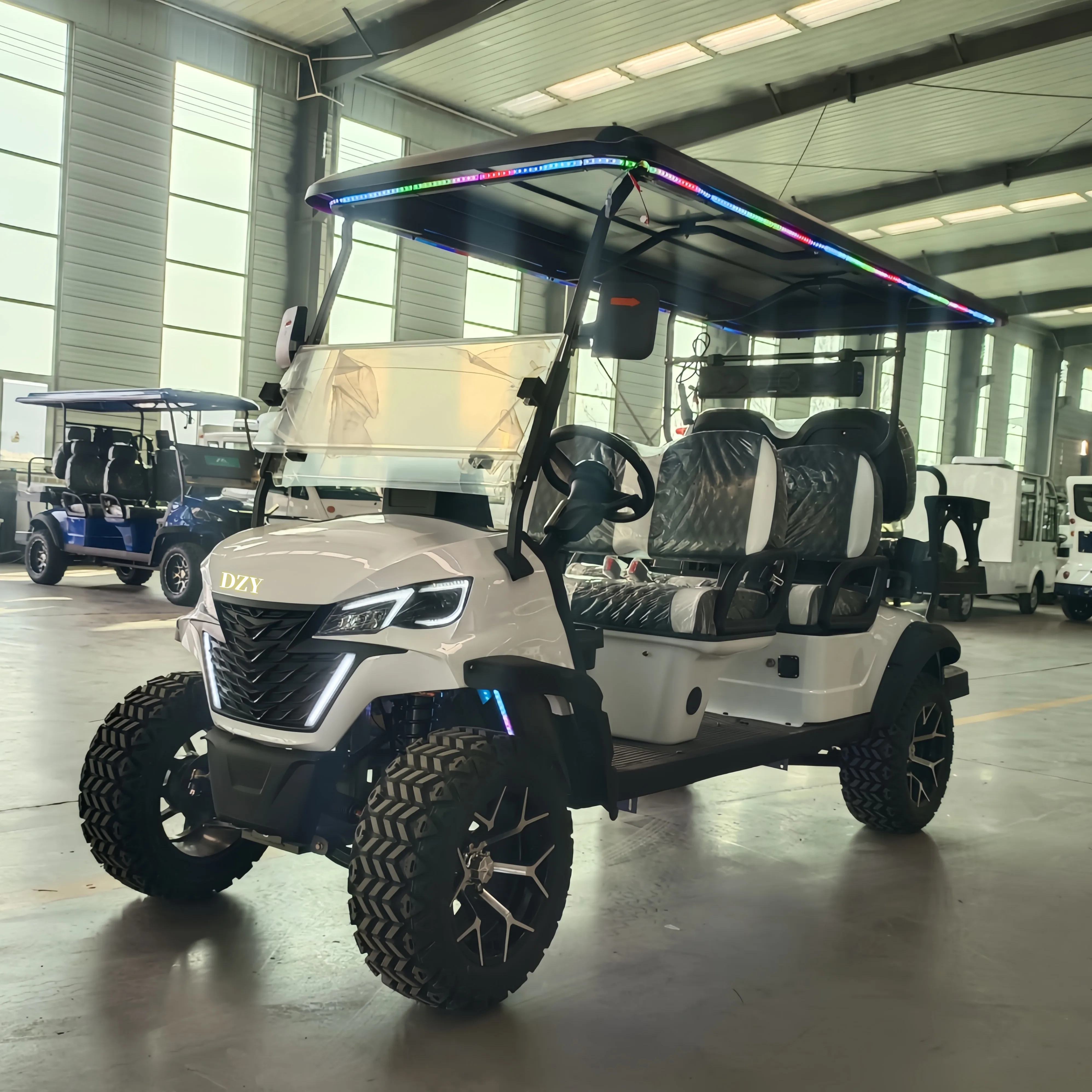 عربات جولف كهربائية متعددة الوظائف بسعر الجملة من المصنع، ومركبات الجولف على الطرق الوعرة، ونماذج فاخرة، وموفرة للطاقة وبيئيًا