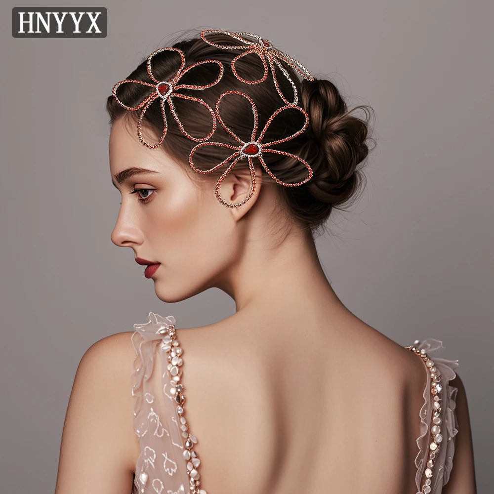 

YouLaPan Bridal Wedding Exquisite Comb Handmade Diamond Chain Weaving Elegant Ladies Banquet Party Daily Hair Accessories YXA134
