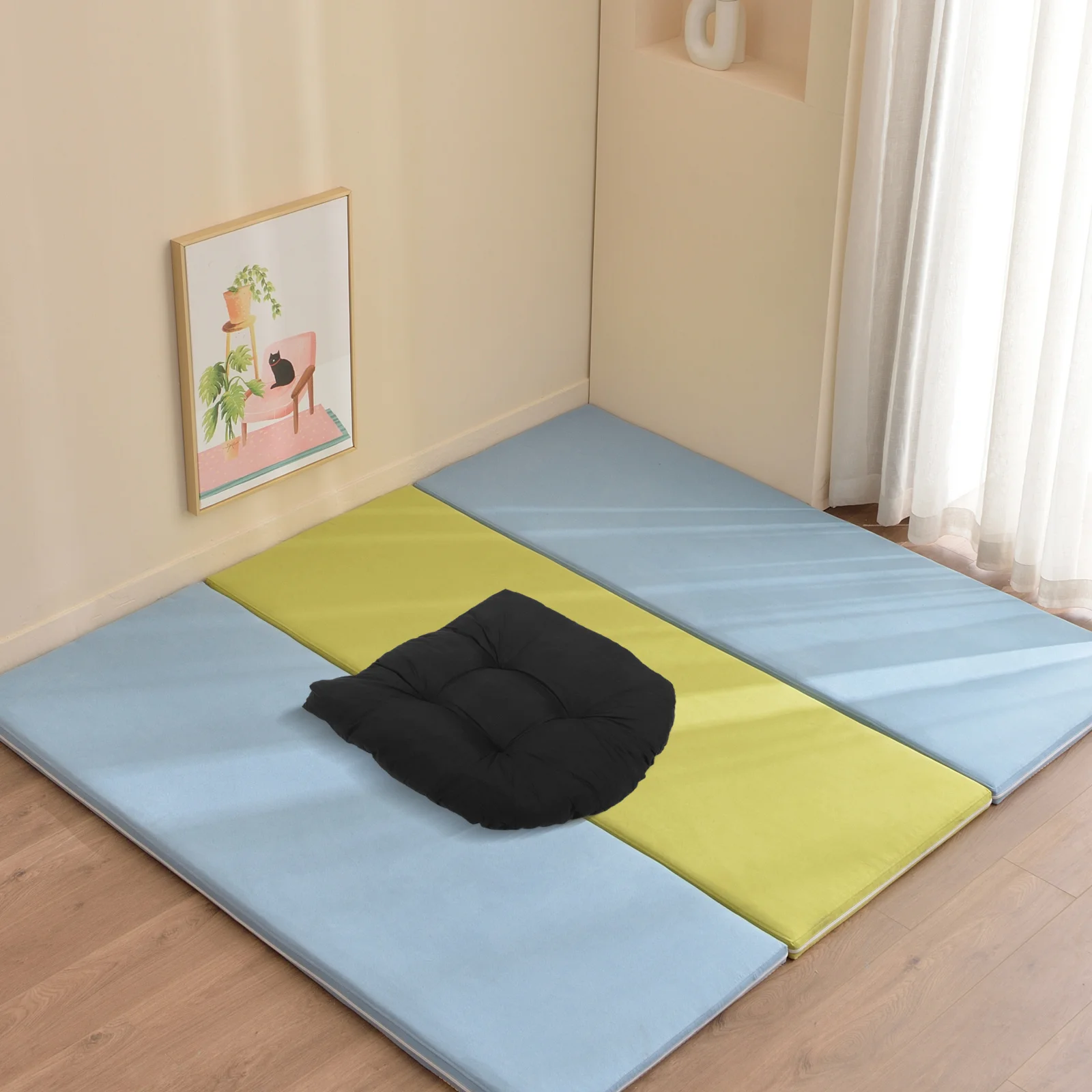 

2Pcs Wicker Chair Cushion Perfect Height Non-Slip Seat Cushion for Office Chairs Car Seats Patio Use Wicker Chair Cushions