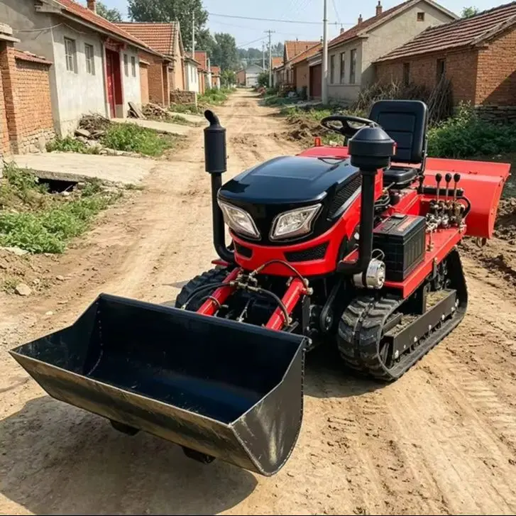 

Customized Tracked Land Reclamation & Ploughing Machine, High-efficiency Energy-saving Rotary Tractor
