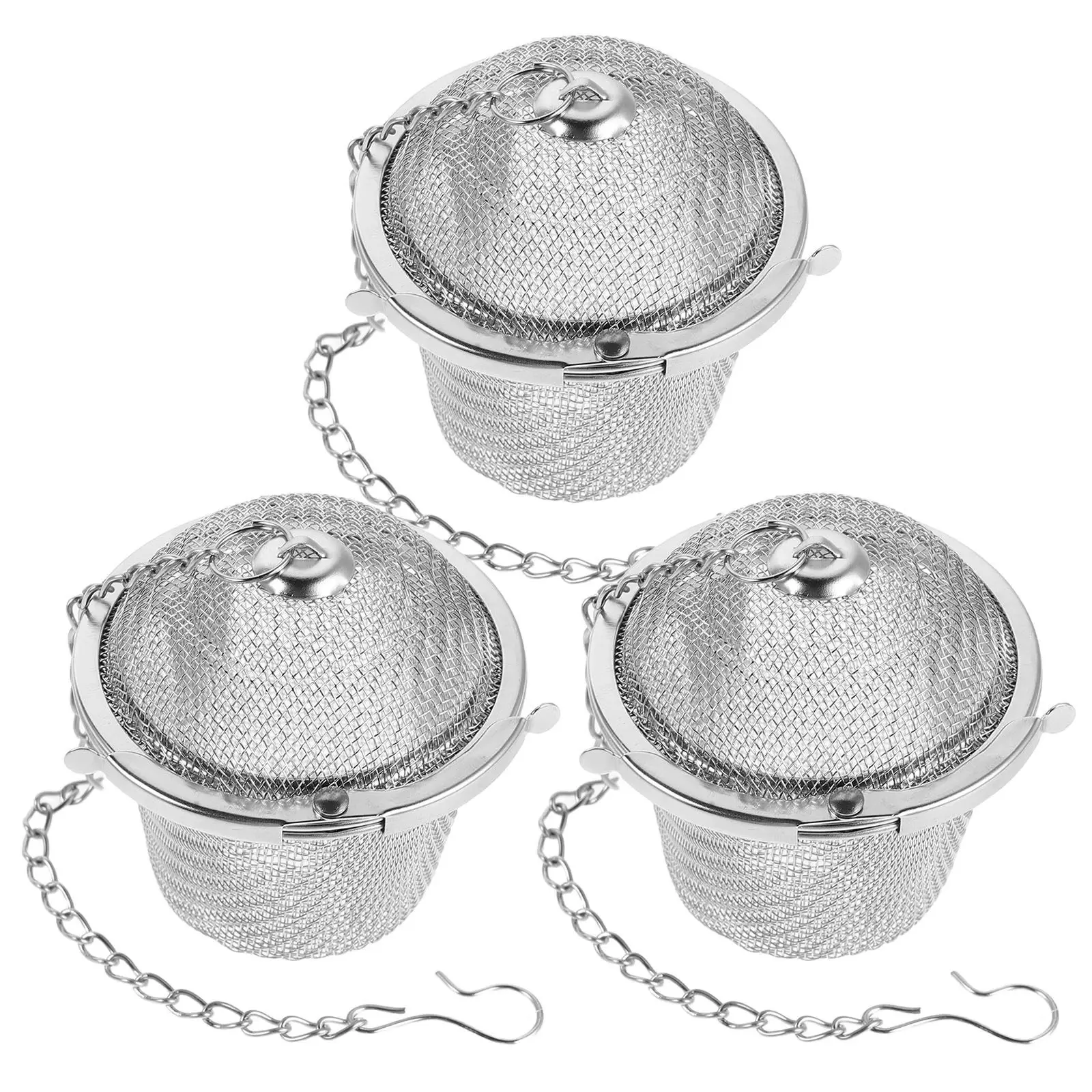 3Pcs Jewelry Cleaning Basket Stainless Steel Ultrasonic Cleaner Mini Mesh Holder Spice Tea Ball Infuser Jewelry Steam Cleaner