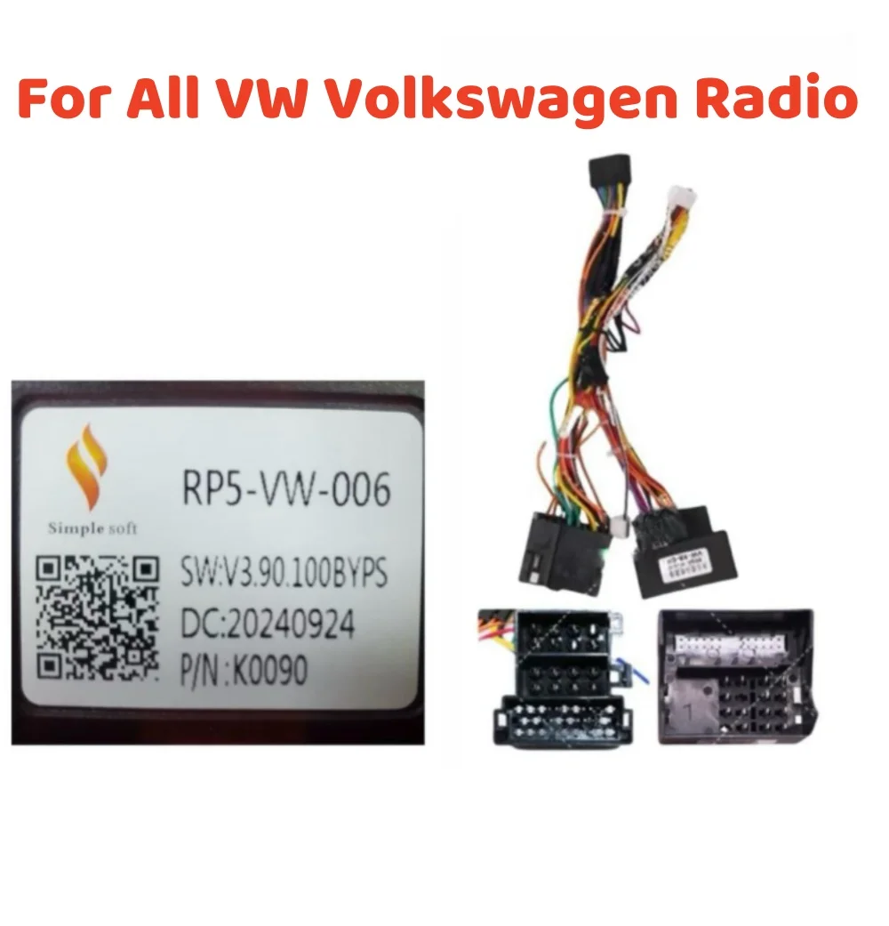 Newest RP5-VW-006 RZ-VW08 RZ-VW58 Canbus Box For All Android Volkswagen Skoda Seat Golf 5/6/Polo/Passat/jetta/Tiguan/Touran Car