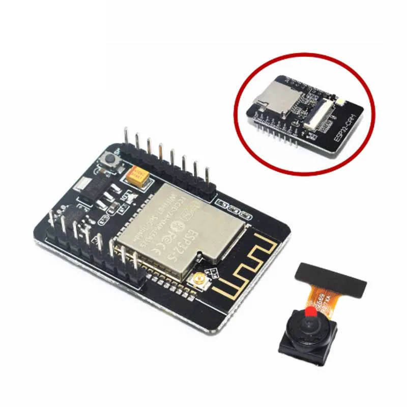 ESP32-CAM WiFi + Bluetooth Module Camera Module Development Board ESP32 with Camera Module OV2640 2MP For Arduino