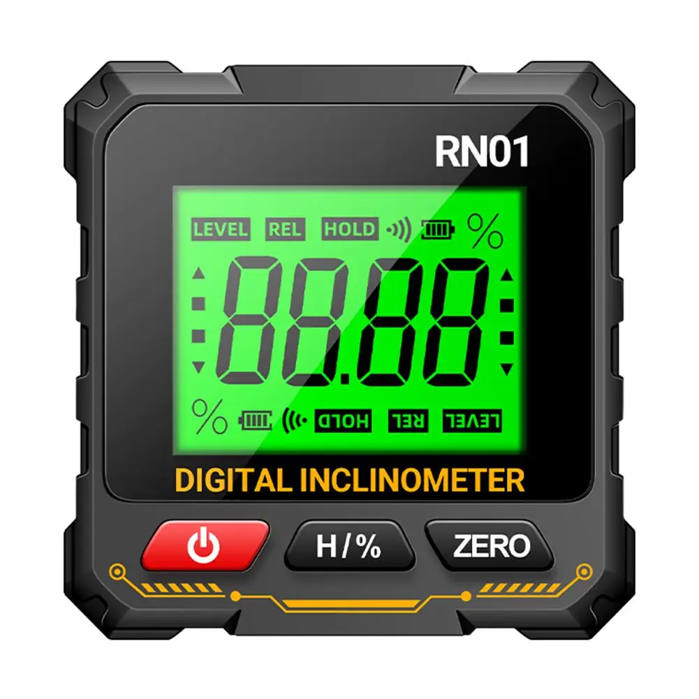 

Electronic Digital Angle Meter RN01 with Backlit Display Magnetic Base Attachment and Auto Power Off for Efficient Woodworking