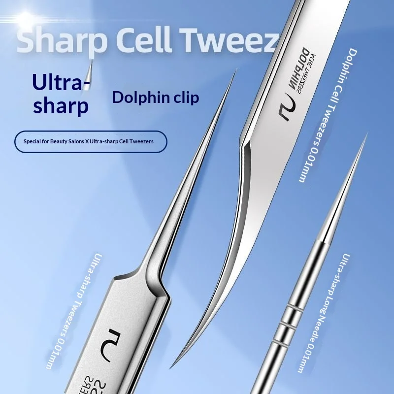 Ultra Sharp Comedone Tweezer High Precision Stainless Steel Blackhead Acne Pimple Removal Tool For Facial Skin Care Adult