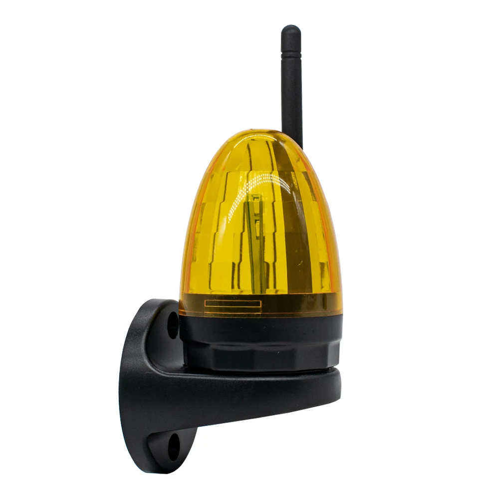 Flashing Light 12-265V AC/DC Safety Strobe for Access Barriers, Garage Control, Intrusion Alarm, Protective Warning Light