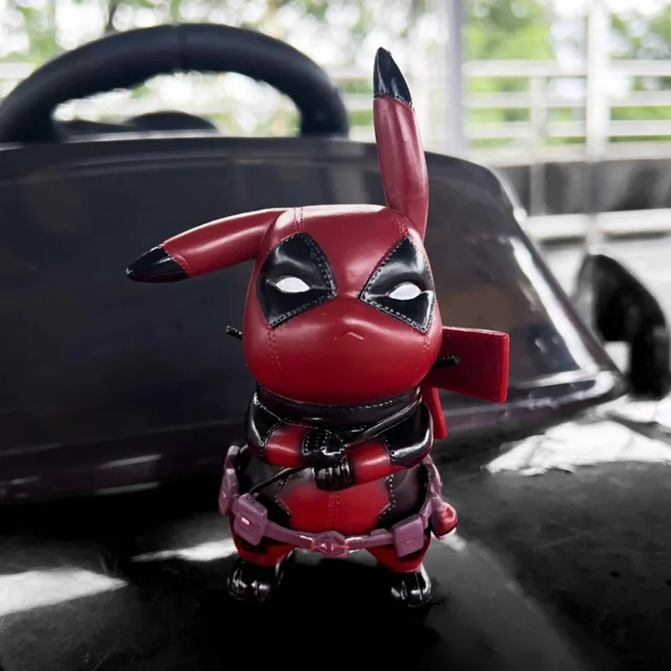 12 سنتيمتر البوكيمون أنيمي الشكل بولي كلوريد الفينيل بيكاتشو تأثيري ديدبول الكرتون عمل أرقام Kawaii نموذج جمع الحلي الاطفال اللعب هدية #4