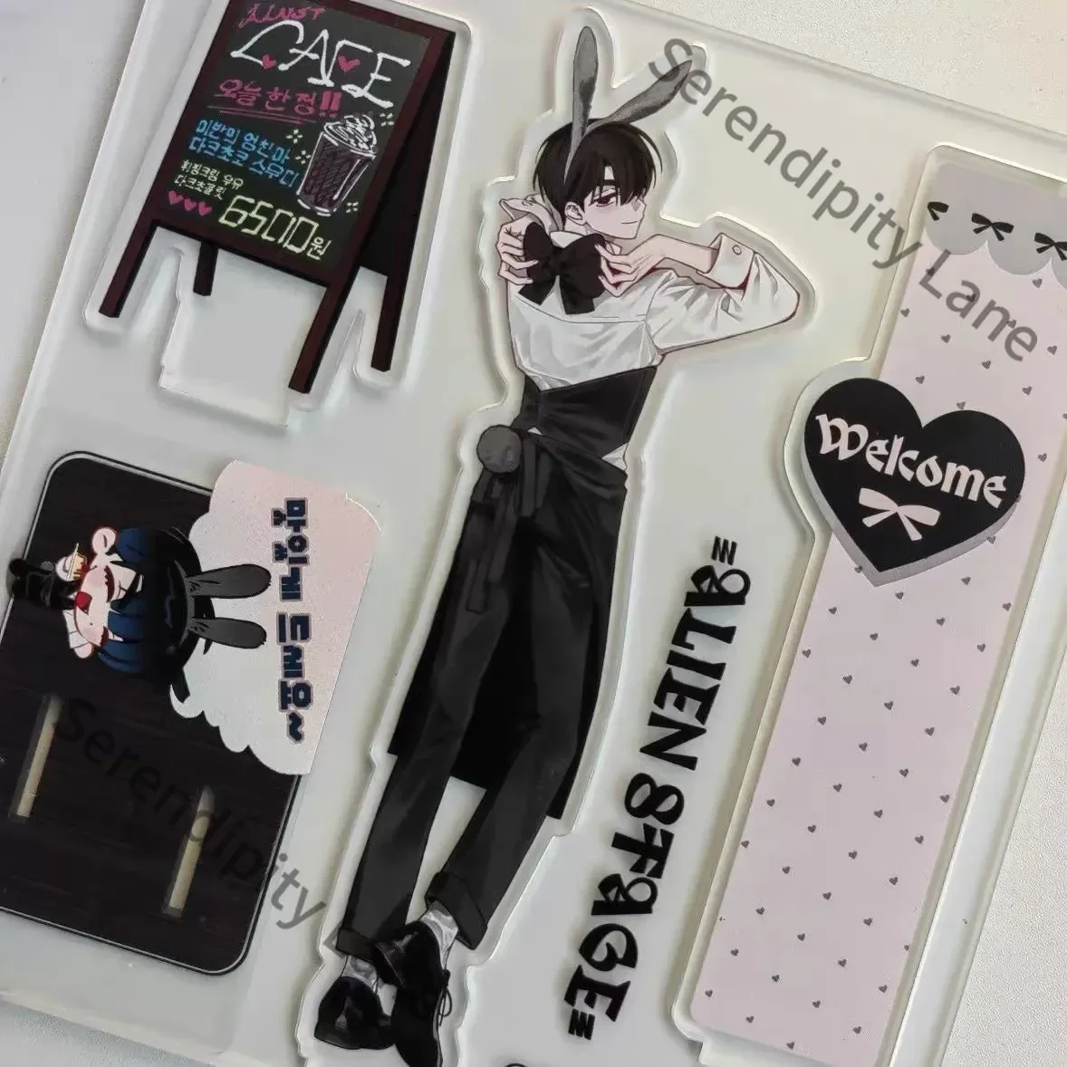 Alien Stage Cartoon Ambitus Cosplay Standing Sign Acrylic Tab Seri Goods Complimentary Friend Individuality Exquisite Beautiful