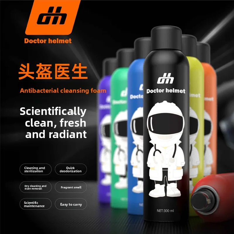 

Helmet Doctor Helmet Cleaner Foam Cleaner Waterless Cleaning Sterilization Deodorization Decontamination