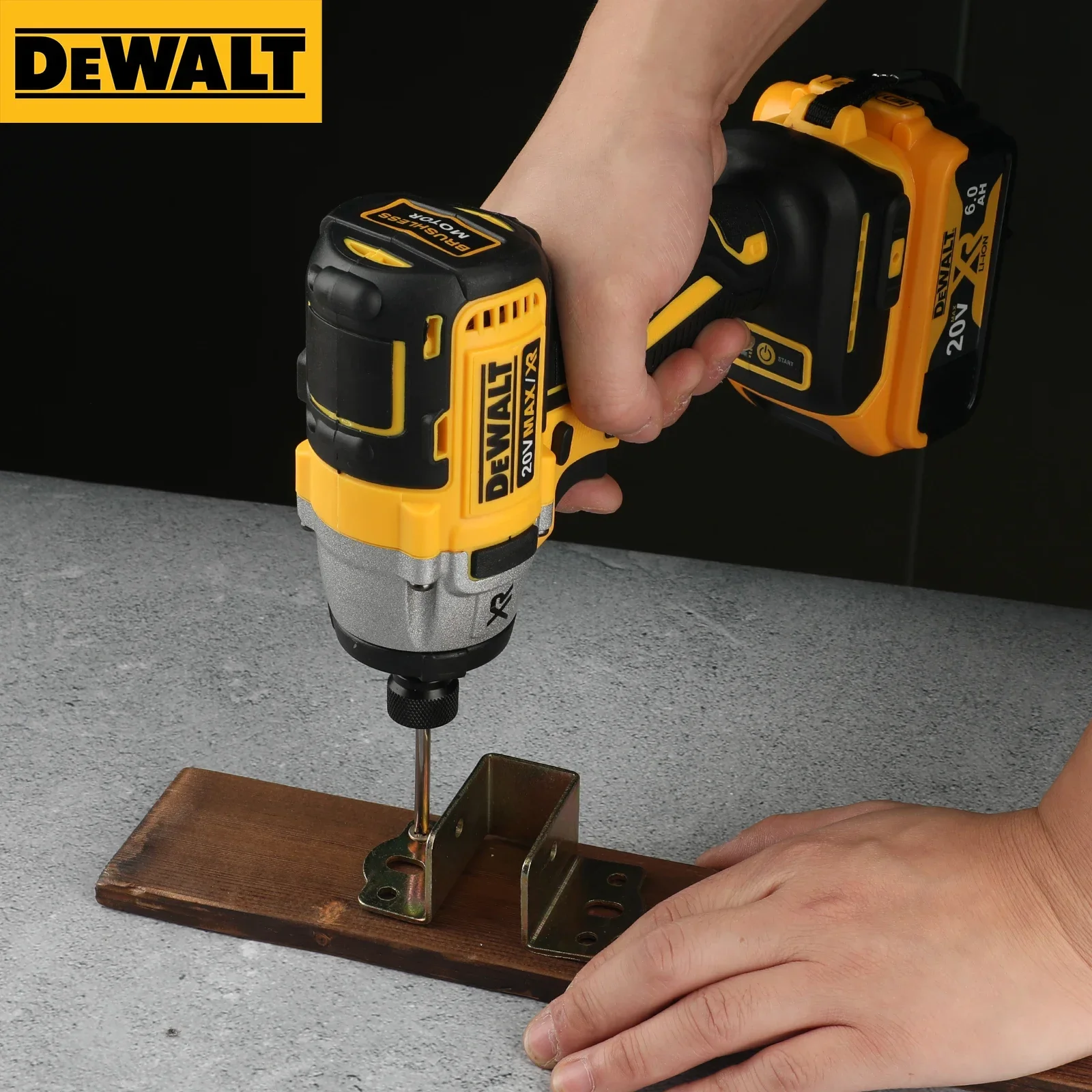 DeWalt DCF887 مفك براغي لاسلكي بدون فرش شنيور كهربائي مثقاب كهربائي لبطارية 20 فولت بدون بطارية #5