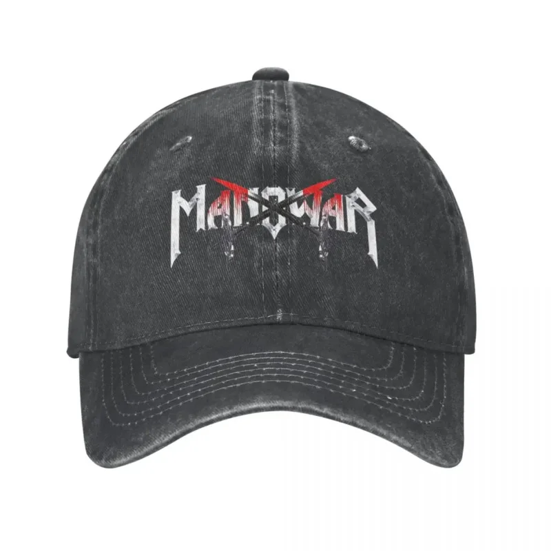 

Manowar Men Women Baseball Cap Heavy Metal Distressed Washed Caps Hat Fashion Outdoor Activities Sun Cap