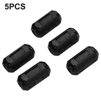 5Pcs Demagnetising Filter Noise Suppressor Clip Choke Ferrite Core Cable Filter Removable Anti-interference Magnetic Ring