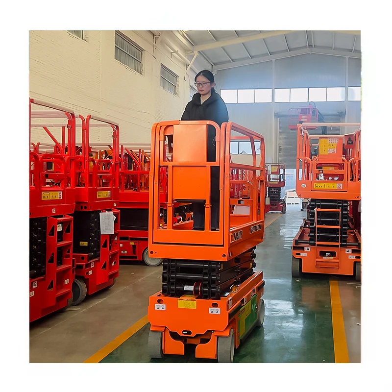 Factory Outlet Small Platform Scissor Lift Electric Self-Propelled Aerial Work