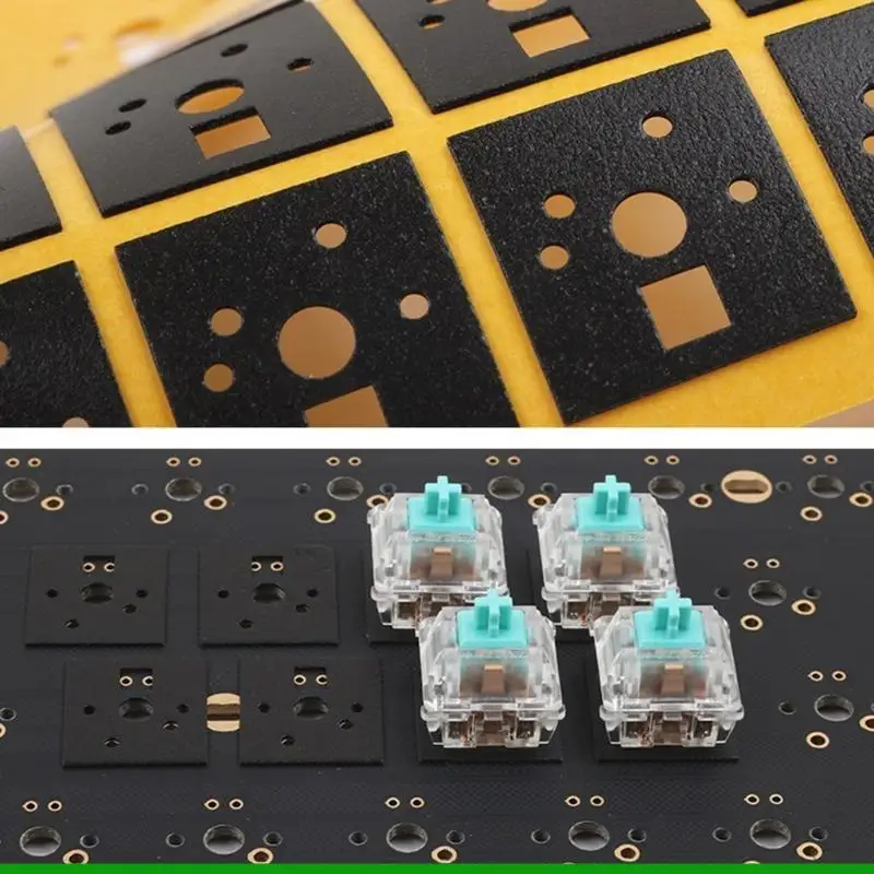 U55C Mechanical Keyboard Shaft Underpad Single Switch PORON EVA PE Material Shaft Pad