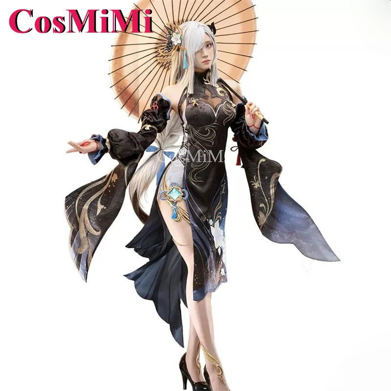 コスプレコスチューム、ゲームすねへの影響、デパビスキン、エレガント、新年、チャイナサム、カーニバルパーティー、ロールプレイウェア