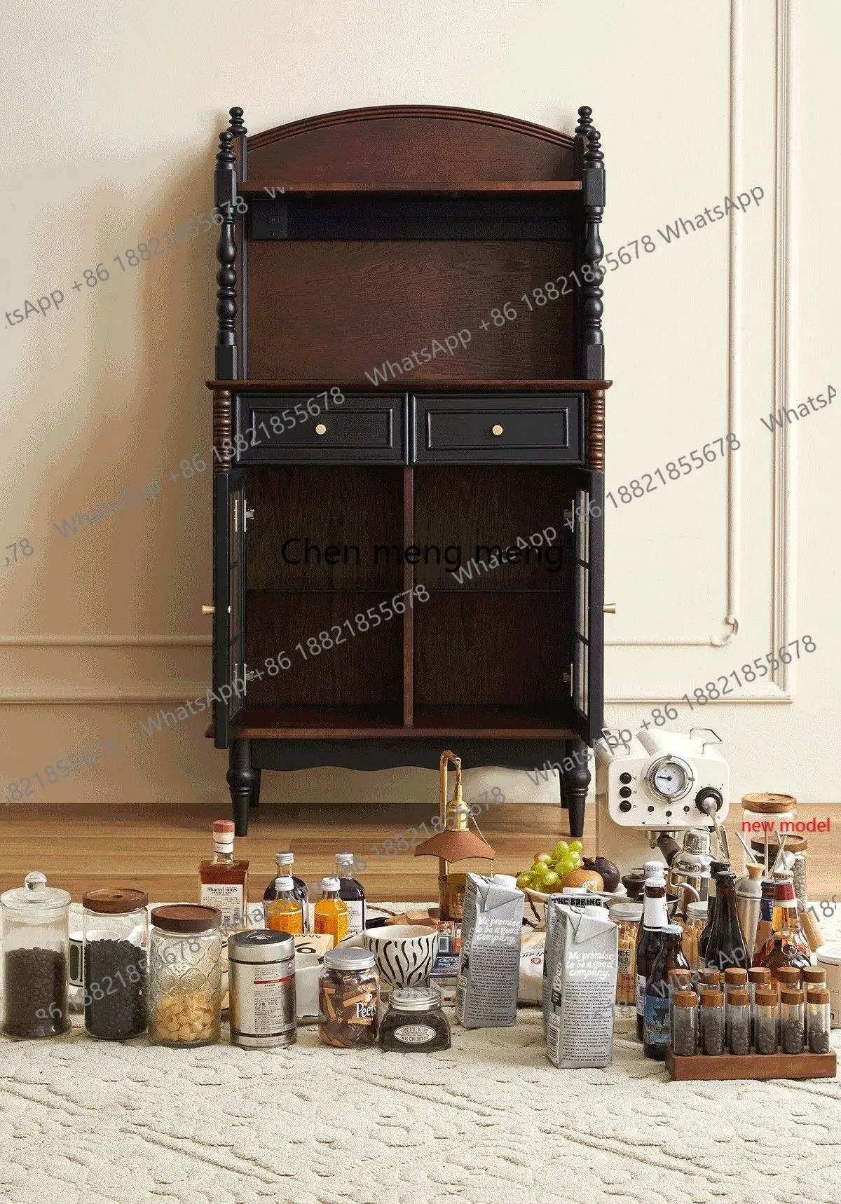 

French Artist Wine Cabinet Particularly Popular Durable Sleek Wine Cabinet Support Vintage Bar Furniture