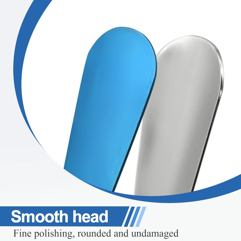 Tarsal plaatbeschermer, roestvrij staal/titaniumlegering vierkante/ronde kop 10 cm/11 cm, glad braamvrij voor ooglidchirurgie