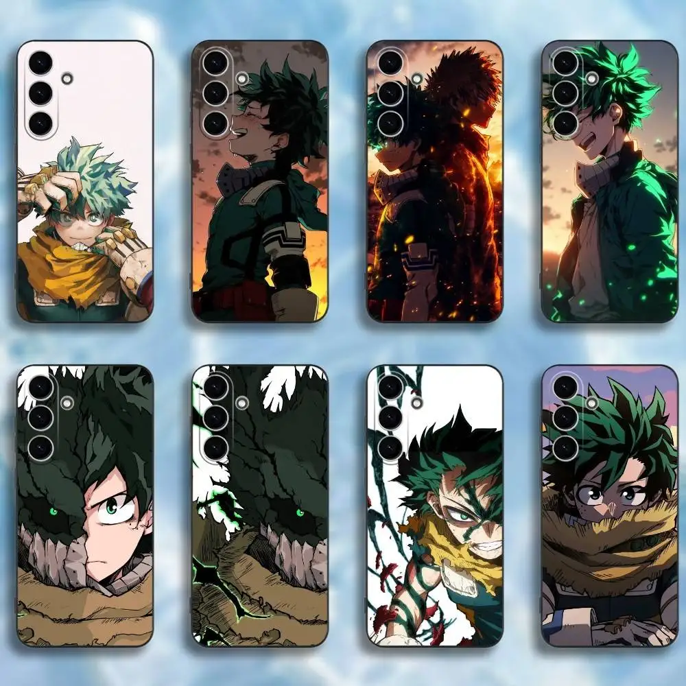 

M-My hero academia Phone Case For Samsung Galaxy A73,A72,A71,A70,A53,A52,A51,Others Soft Black Cover