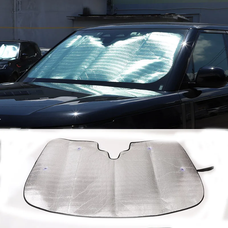 

For Range Rover Vogue L460 2023-2026 Car Front Windshield Sunshades Sun Shade Covers Waterproof Heat Insulation Protector Cover