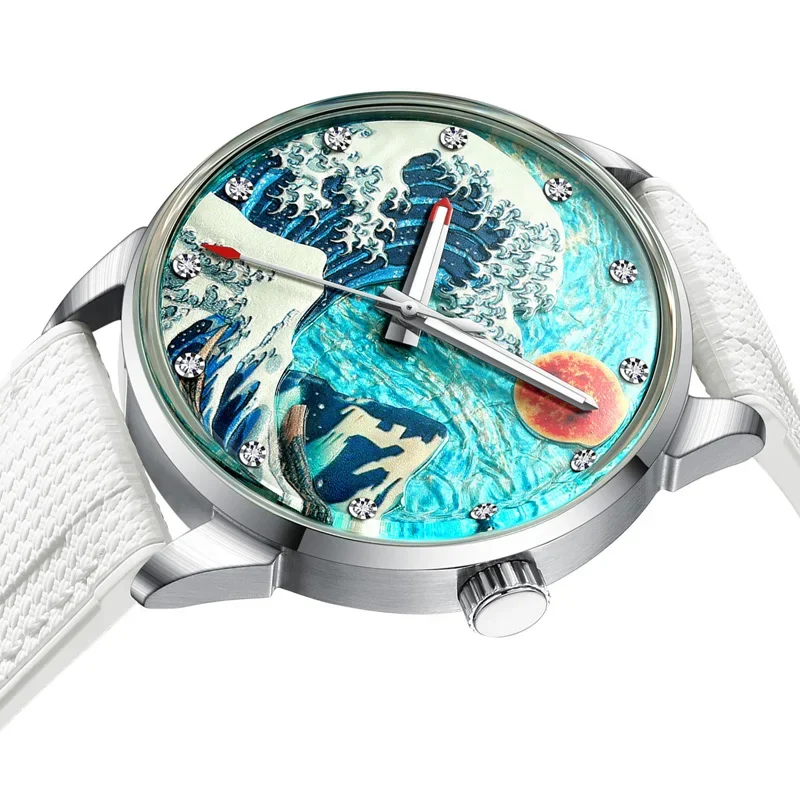 AILANG Fashion Luxury Men's Wristwatch Silicone Strap Fashion Sports Automatic Mechanical Watches for Woen