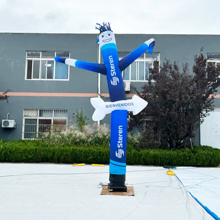 Custom Printed Inflatable Air Dancer Model Party Advertising Inflatable Sky Dancer Brand Inflatable Tube Man with Arrow