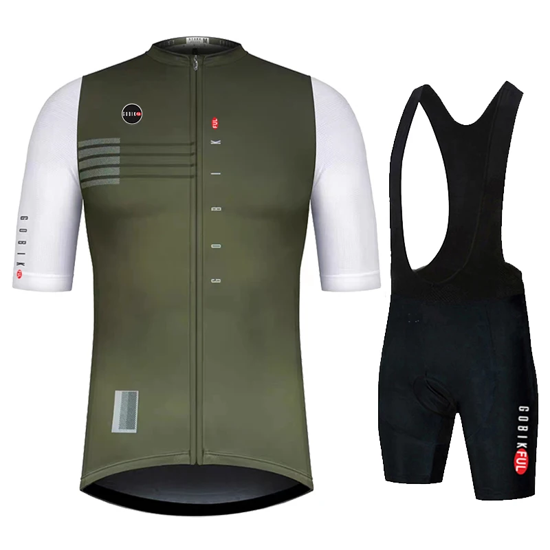 Breathable Cycling Jersey Set for Men, Mountain Bike Suit, Summer, 2023