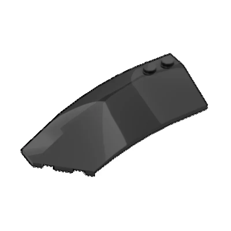 [12Pcs]【50g】 41750 Interlocking 3x8x2 Wedge Shape (left),standard Size Blocks, DIY MOC Creation Parts.