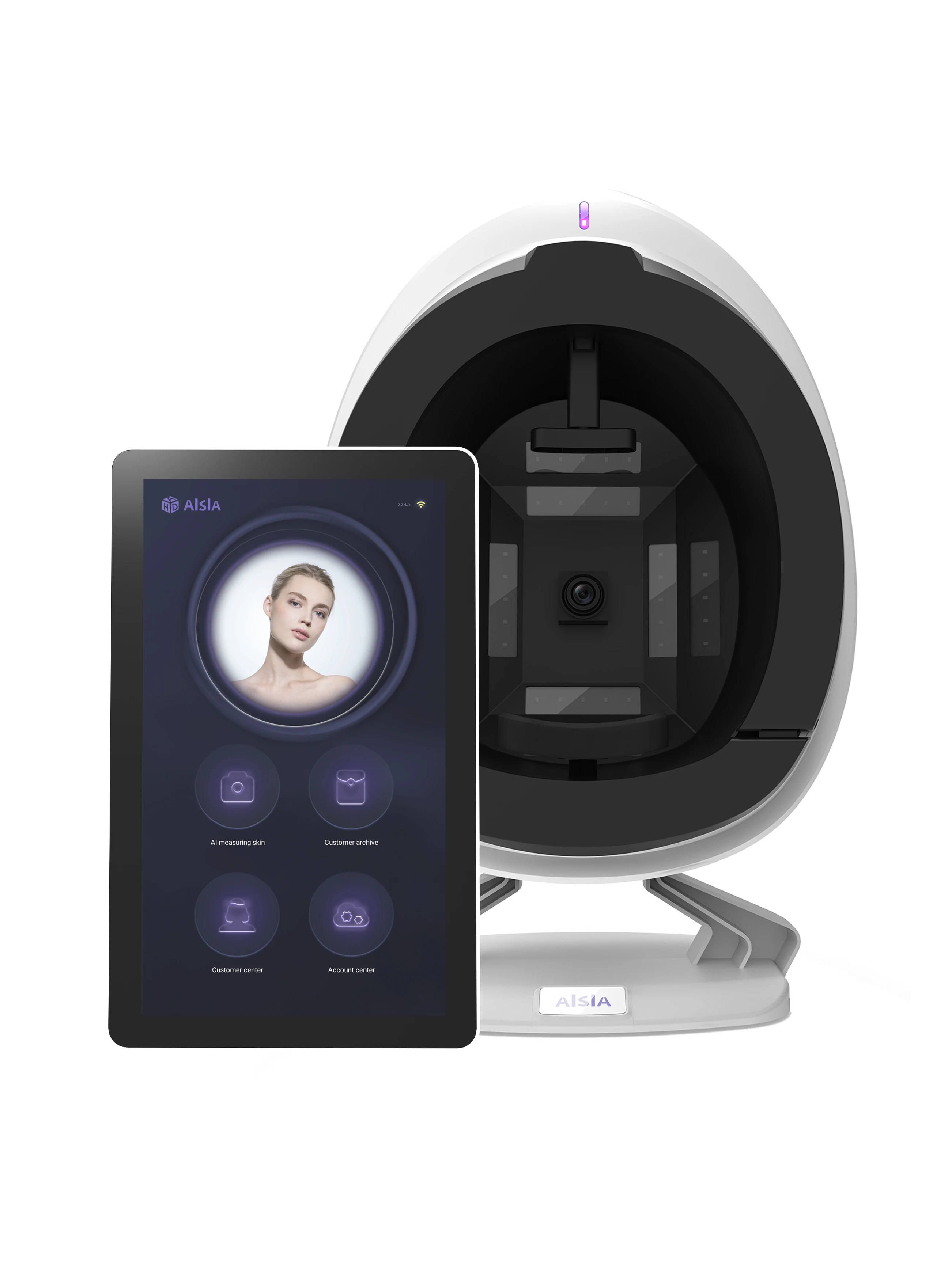 AISIA Q1 3D AI Facial Skin Analyzer Detection Skin Problem Diagnosis 8 Spectrum Professional Analysis Beauty Salon Equipment