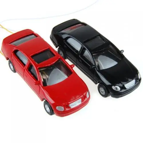 10Pcs 1:100 HO Painted Miniature Car Table Layout Accessory