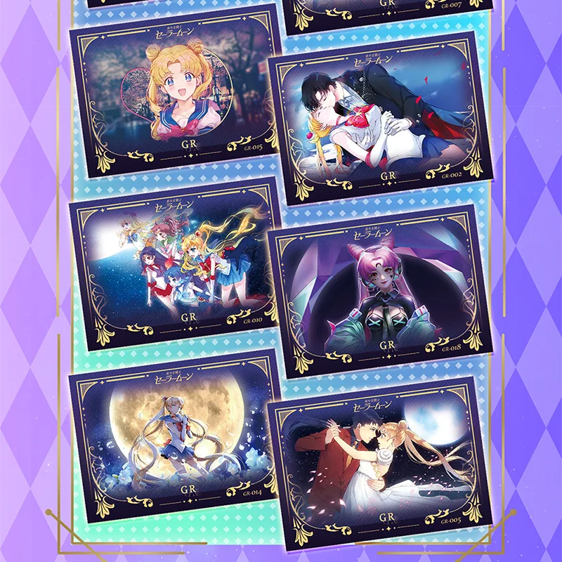 Wholesale Sailor Moon Card Tsukino Mizuno Anime Collection Card Mistery Boxes Board Games Toys Birthday Gifts for Boys and Girls