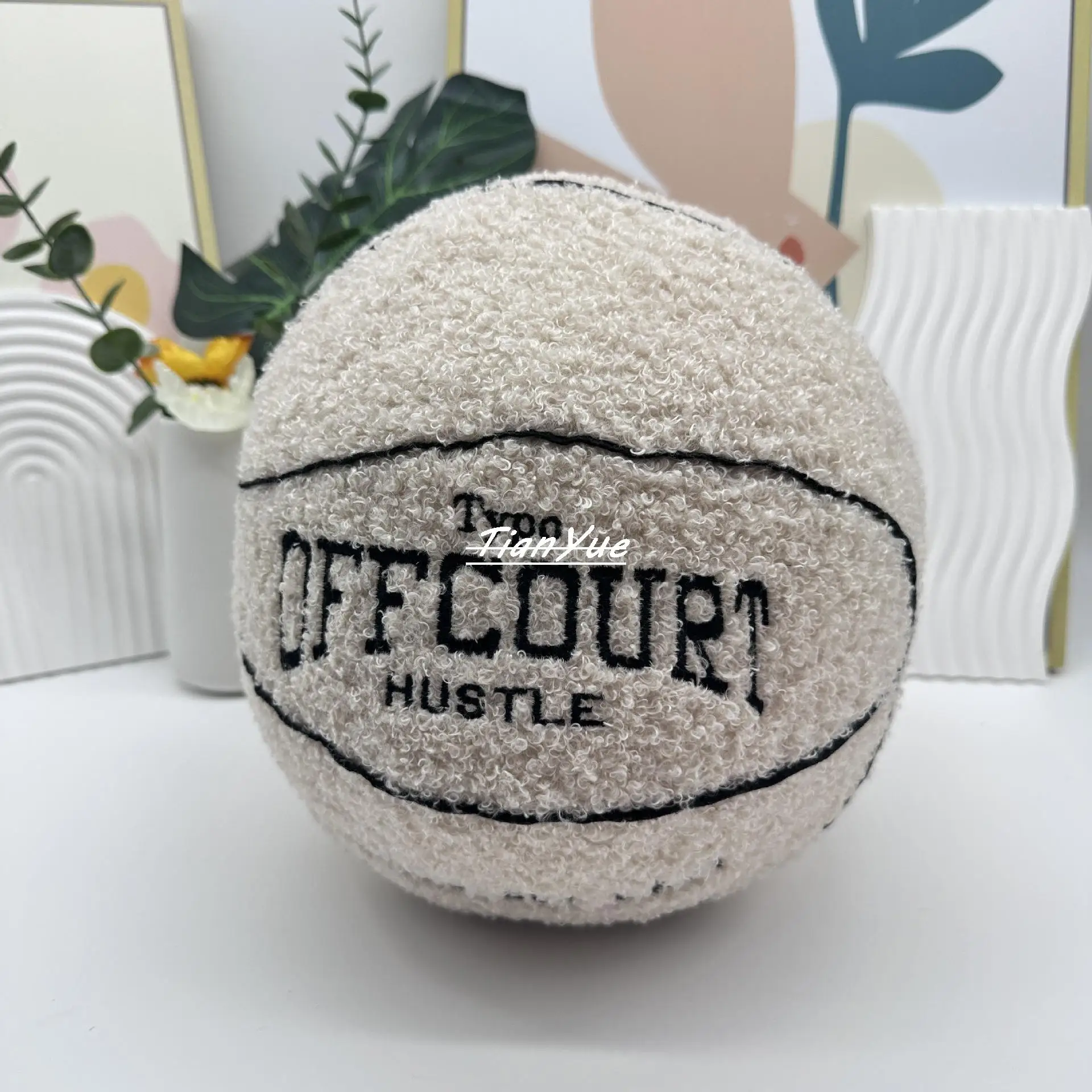 Mignon Offcourt Hustle basket-ball oreiller poupée en peluche poupée de noël pour cadeau enfant 25 cm