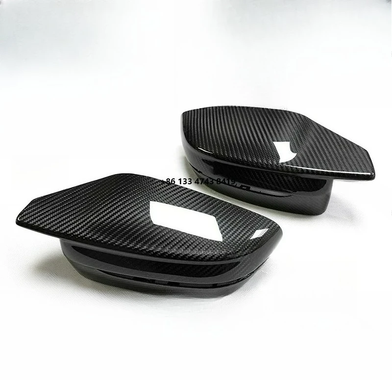 

G87 M2 G80 G82 G83 M3 M4 G42 Rearview Mirror Housing Replacement Dry Carbon Fiber Mirror Cover