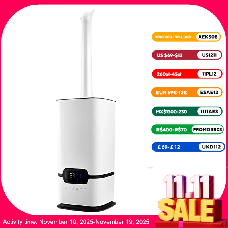 110/220V 16L Humidificador Industrial Humidifiers Air Purifie Commercial Home Fruit Fresh-Keep Mist Makerувлажнители воздух