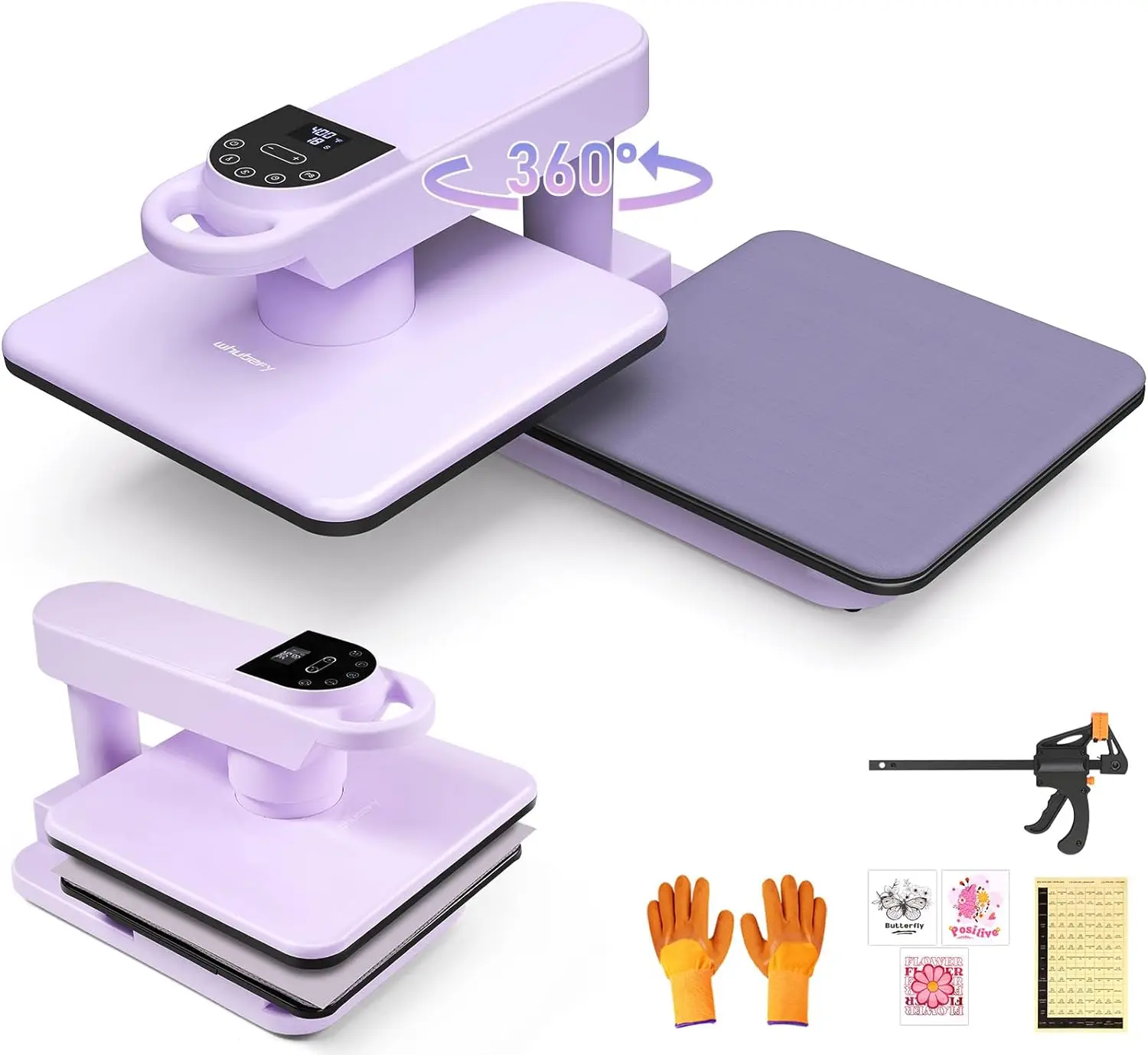 

Поворотный автоматический термопресс 15x15, 360° ° Умная футболка Swing Away с автоматическим выпуском и автоматическим выключением, регулируемым давлением