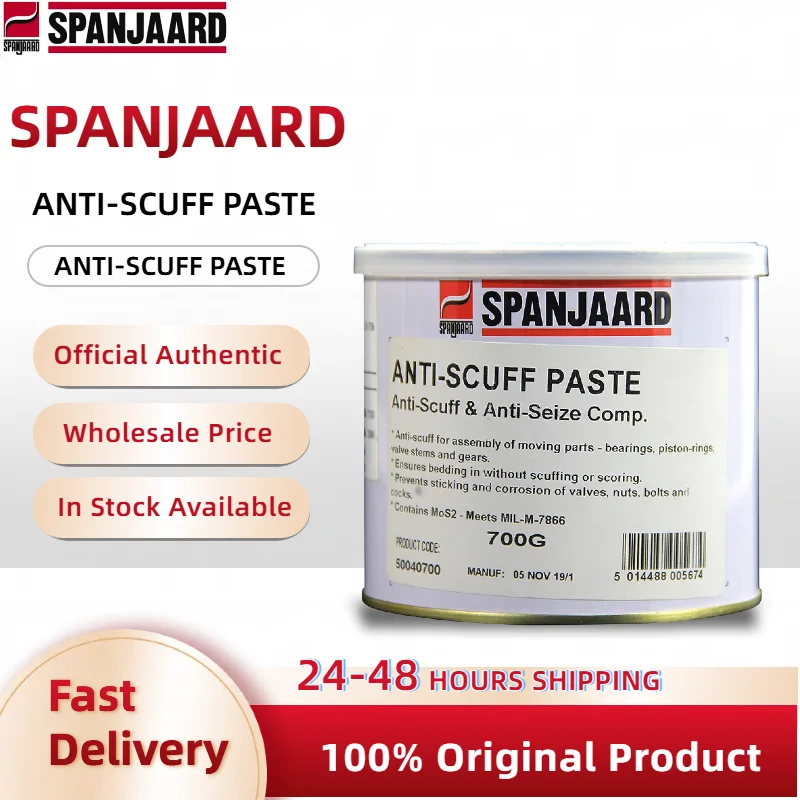 Original SPANJAARD ANTI SCUFF PASTE Anti Abrasion Extend the Service Life of Machinery Black 700G