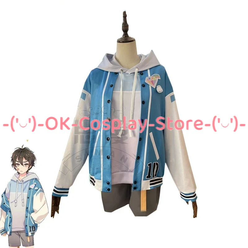 

Game Nu: Carnival Kids Eiden Cosplay Costumes Fancy Party Suit Top Pants Coat Halloween Carnival Uniforms Custom Made