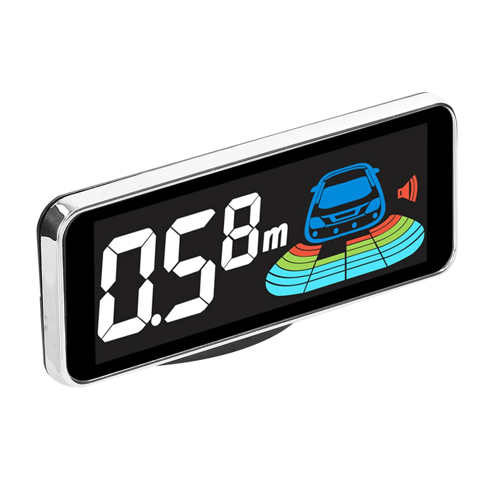 Car Parking Sensor Rear Reversing Radars System with 8 Parking Sensors Distance Detection LCD Distance Display Sound Warning