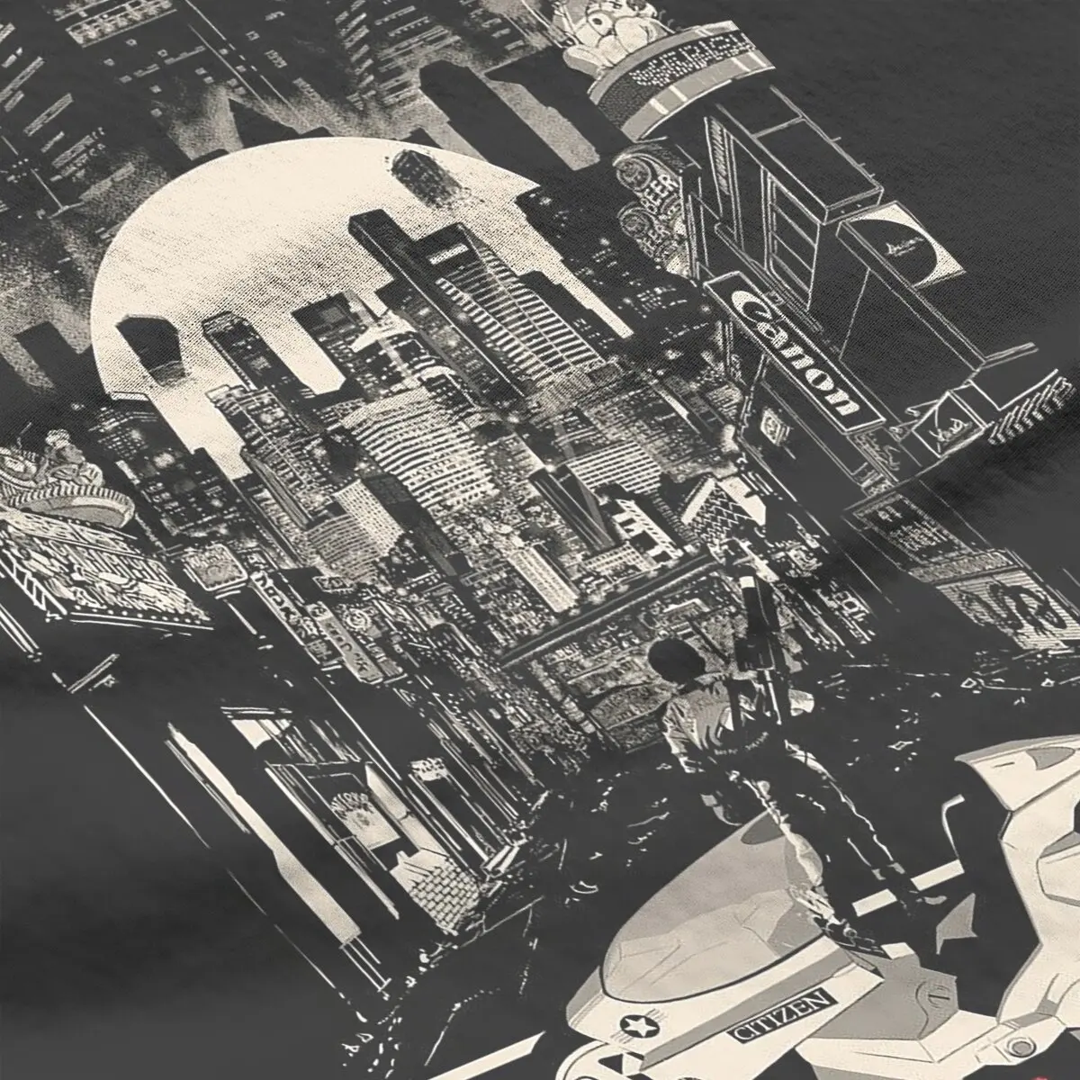 Akira Anime Katsuhiro otomo Kaneda cyberpunk T Shirt for Men 100% Cotton Vintage T-Shirts Tees Clothing Gift Idea