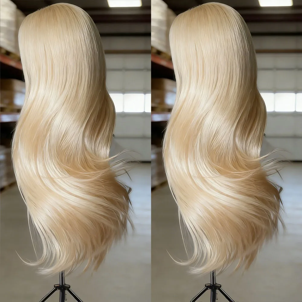 

40 Inch 250 Density 613 Hd Lace Frontal Wig 13x6 13x4 Blonde Lace Front Wig Brazilian Straight 100% human hair Wig For Women