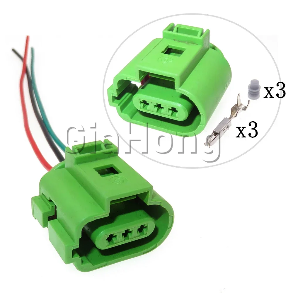 1 Set 3 Ways Car Knock Sensor Engine Socket AC Assembly For VW Audi 8E0973703B Automotive Cable Sealed Plug Auto Parts